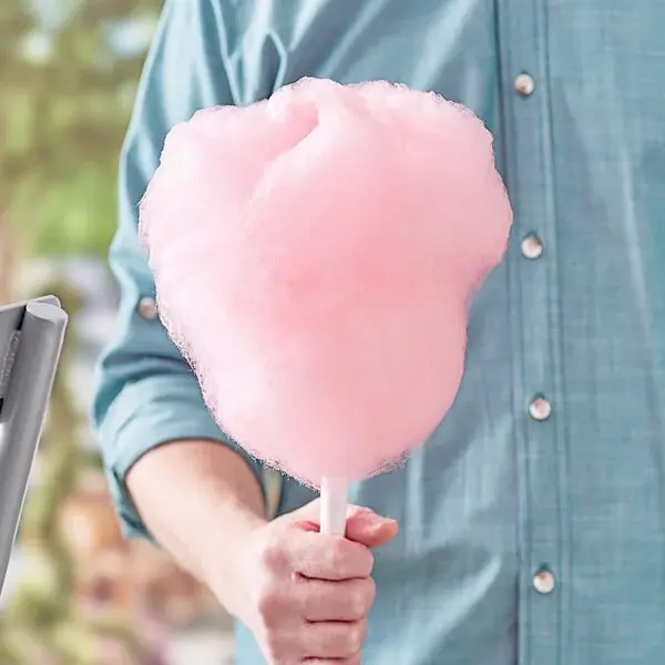 Cotton candy at the carnival